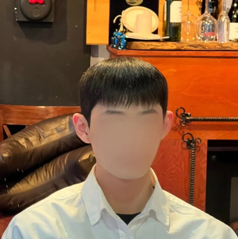 옆머리 뻗침 다운펌 — 컷과 함께 30분 시술 사진 1